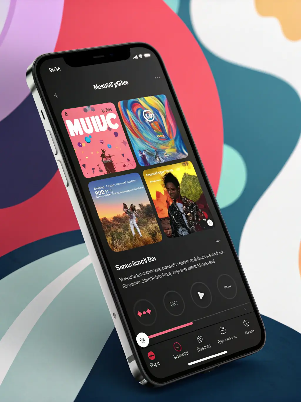 A digital distribution platform interface displaying the album art of 'Home Sight', highlighting HOLD INSIDE's efforts to promote their music online.